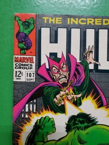 Incredible Hulk #107 Mandarin app Herb Trimpe 1968 Marvel FN 