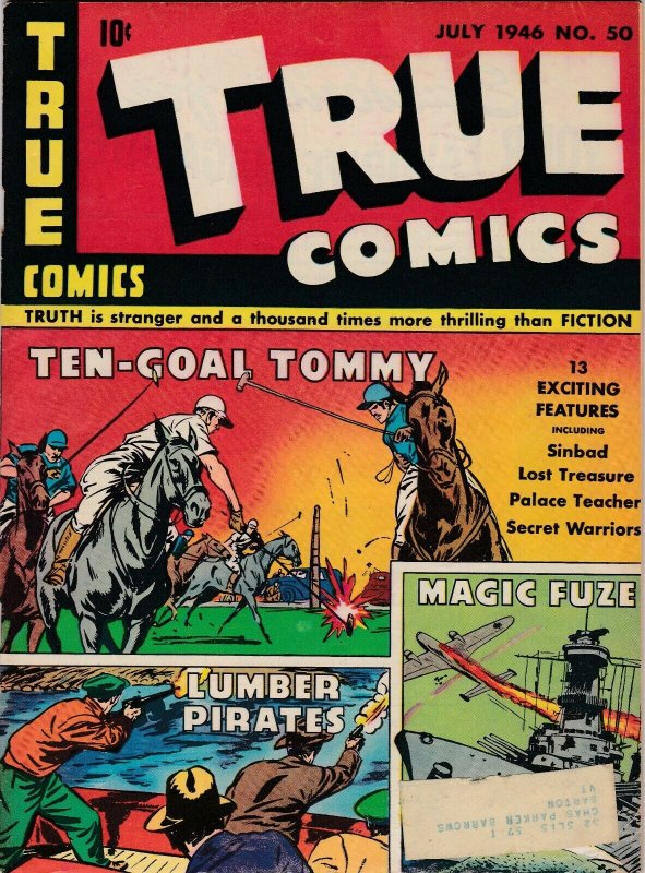 True Comics 50 VG+   (July 1946)