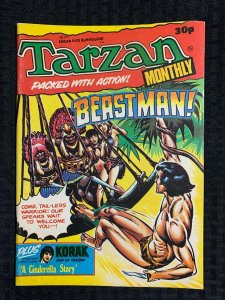 1978 TARZAN MONTHLY UK Magazine #5 FN+ 6.5 Beastman / Korak Son of Tarzan