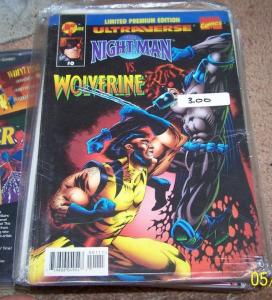 NIGHTMAN  vs WOLVERINE comic #0  VERY RARE limited edition   MARVEL 