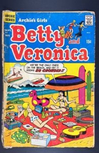 Archie's Girls Betty and Veronica #165 (1969) DAMAGED