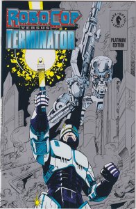 RoboCop versus The Terminator #1 Platinum Cover (1992)