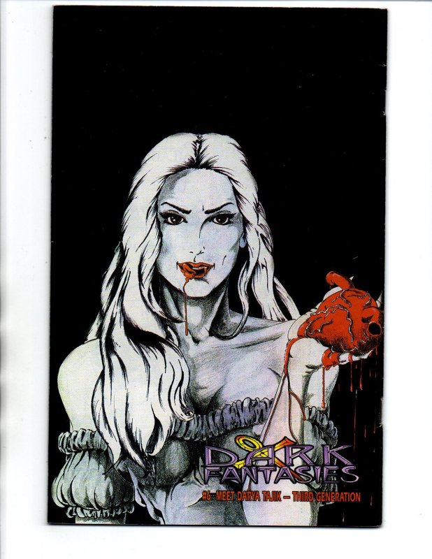 Dark Fantasies #3 - erotic horror - vampire - 1994 - VF