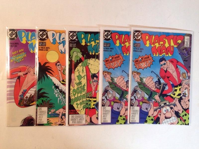 Plastic Man 1-4 Complete Near Mint Lot Set Run