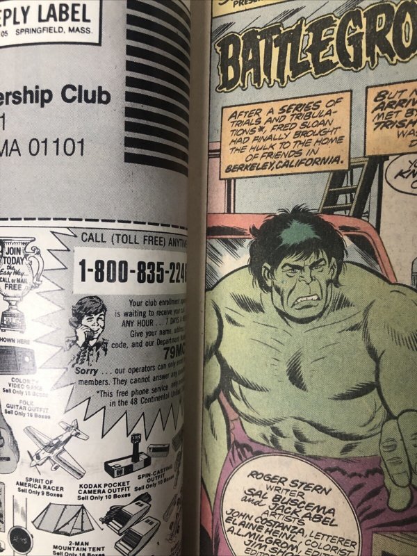 The Incredible Hulk (1979) Variant #234 Marvel Comics • Roger Stern • Buscema