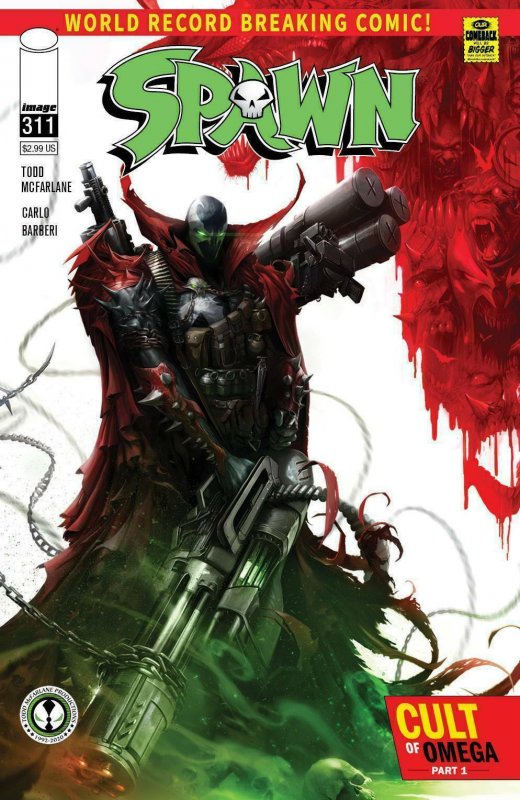 SPAWN #311 CVR C MATTINA - IMAGE COMICS - OCTOBER 2011