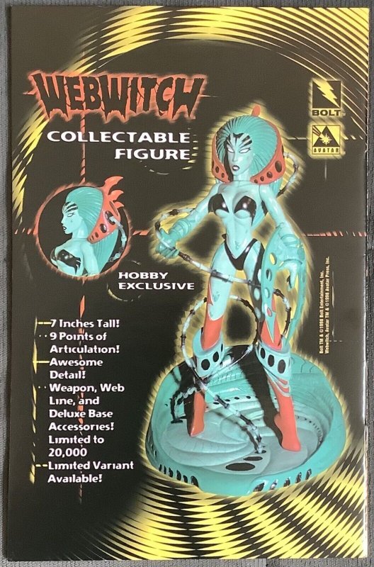 Pandora/Shotgun Mary #1 (1998, Avatar) Royal Blue Variant. NM/MT