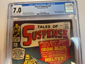 Tales Of Suspense (1963) # 47 (CGC 7.0 OWTWP) 1st App Melter Bruno Horgan