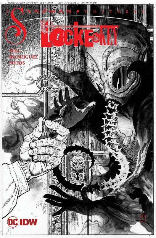 JOE HILL NEIL GAIMAN Locke & Key Sandman Hell & Gone #1 1:25 Variant Cover