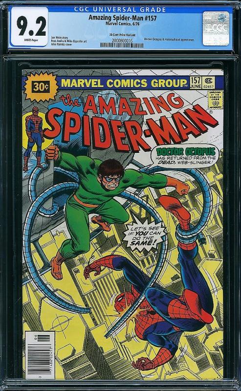 Amazing Spider-man #157 (Marvel, 1976) CGC 9.2 KEY