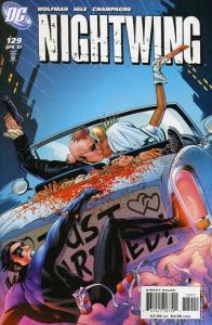 Nightwing #129 VF ; DC | Just Married Kiss Cover