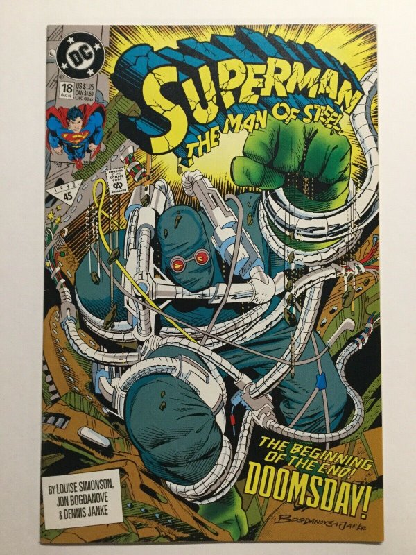 Superman The Man Of Steel 18 Near Mint Nm Dc Comics