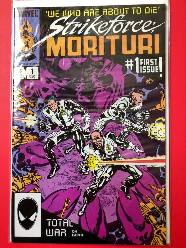 STRIKEFORCE MORITURI V1 #1 MARVEL 1986 / NM QUALITY