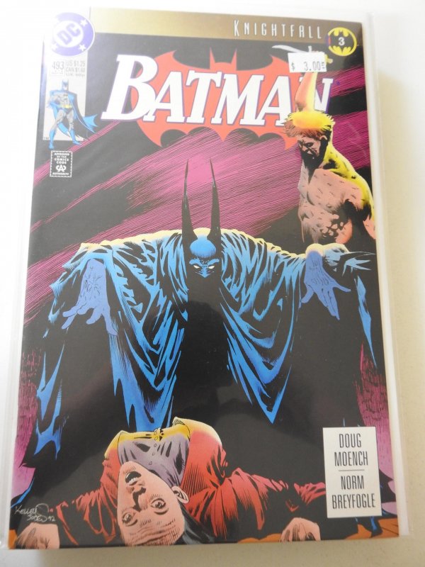 Batman #493 Second Printing Variant (1993)