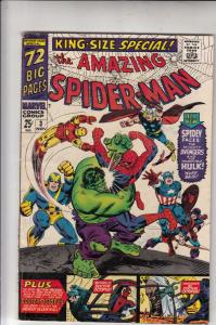 Amazing Spider-Man, King-Size Annual #3 (Nov-66) VG- Affordable-Grade Spider-Man