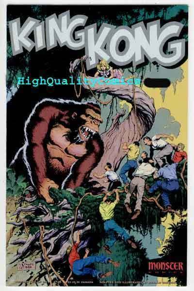 KING KONG #2, VF/NM, Dinosaur, Mark Schultz, Don Simpson, 1991
