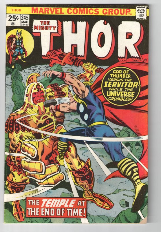 KANG!!! THOR 245 VG/F 1st APPEARANCE HE WHO REMAINS!