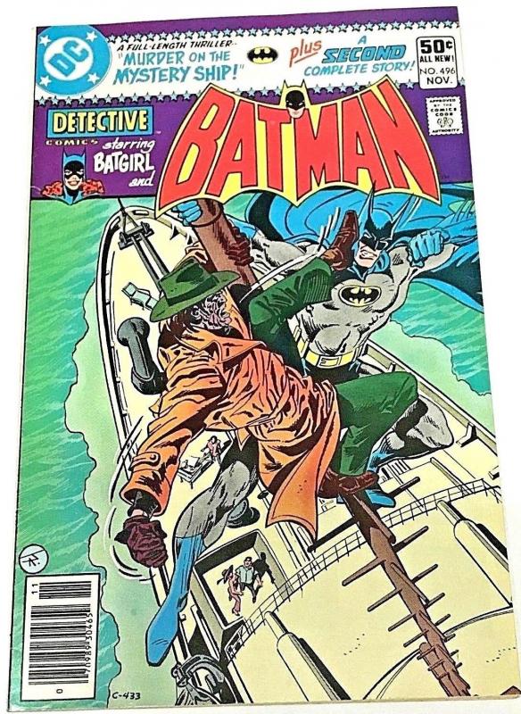 DETECTIVE COMICS#496 VF 1980 DC BRONZE AGE COMICS