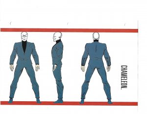 Official Handbook of the Marvel Universe Sheet- Chameleon