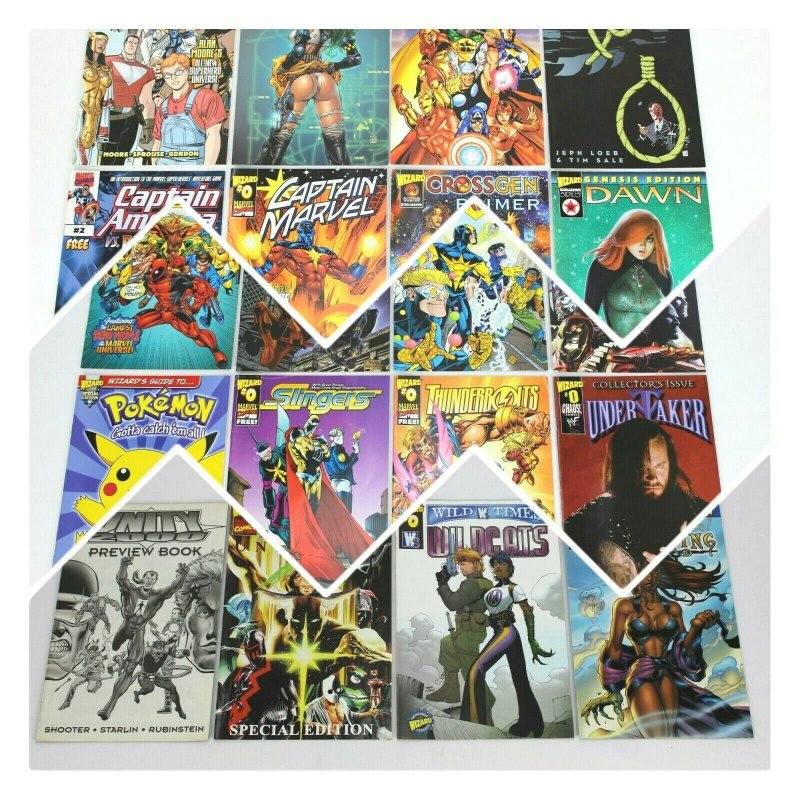 #0 WIZARD WORLD Comics Mixed Lot of 20 issues 