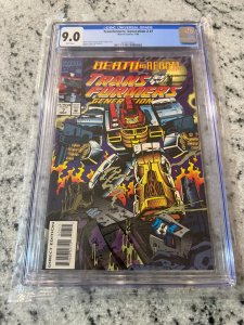 Transformers Generation 2 # 7 CGC Graded 9.0 Marvel Comic Book 1st Print JH37