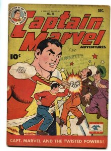 CAPTAIN MARVEL ADVENTURES #50-FAWCETT-CC BECK ART-1945 G/VG