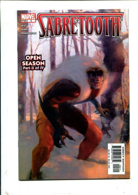 Sabretooth LOT #1-4 - Open Season. Complete Set. (9.0) 2004