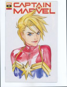 Captain Marvel 30 Peach Momoko Anime Variant