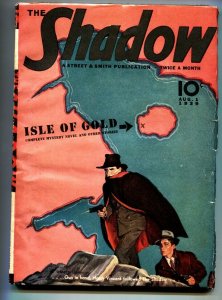 SHADOW 1939 Aug 1-high grade- STREET AND SMITH-RARE PULP vf