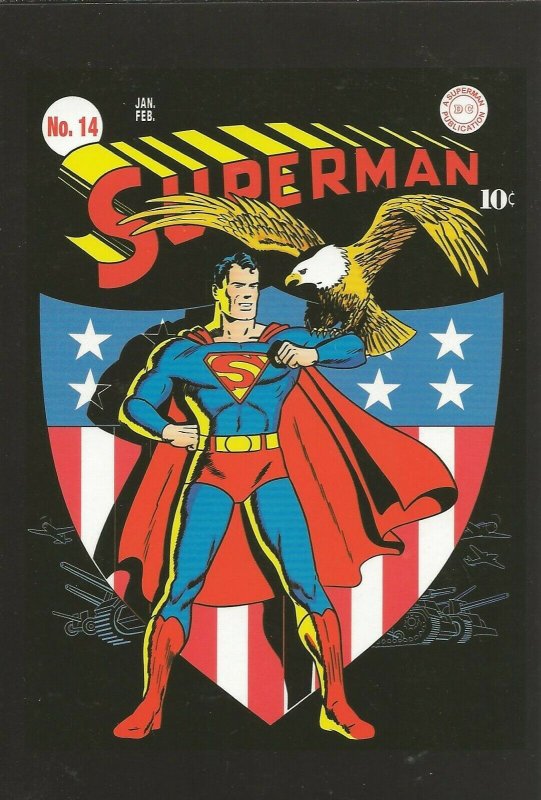 Superman #14 (1942) 4x5 Cover Postcard 2010 DC Comics Eagle
