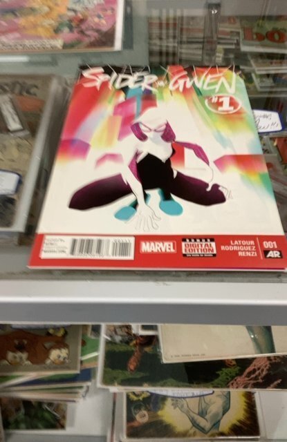 Spider-Gwen #1 Blank Cover (2015) PRICE DROP! $50.00 NM/MT White Outer Cover!