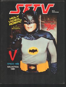 SFTV #5 1985-Adam West Batman cover-Space:1999-Battlestar Galactica-Twilight ...