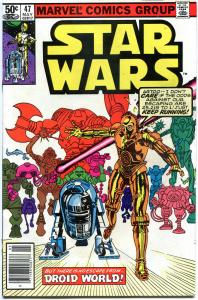 STAR WARS #47, VF, Luke Skywalker, Darth Vader, 1977, more SW in store