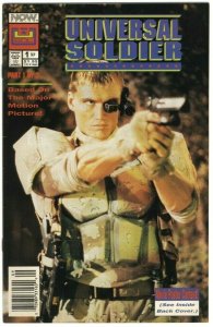 Universal Soldier #1 Newsstand Photo Cover (Clint McElroy) - Now Comics - 1992