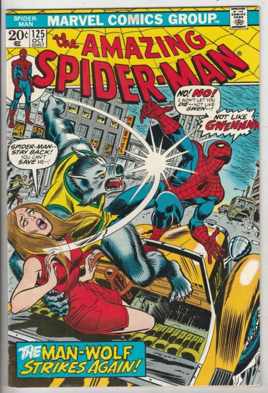 Amazing Spider-Man #125 (Oct-73) VF/NM High-Grade Spider-Man