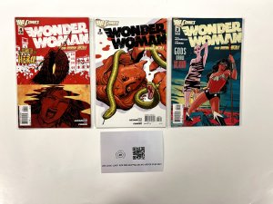 3 Wonder Woman DC Comic Books# 2 3 4 Batman Superman Robin Flash Static 55 JS14