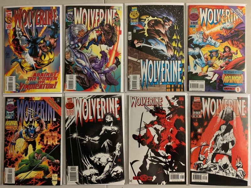 Wolverine comics lot #85-185 32 diff avg 7.0 (1994-2003)
