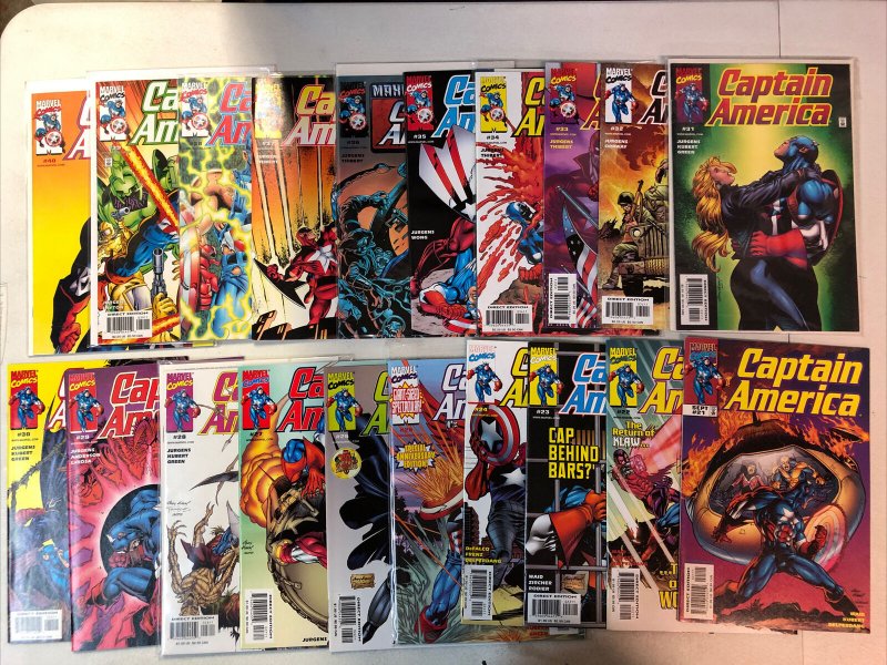 Captain America (1998) #1-50 + Annual ‘98 -‘ 01 (VF/NM) Complete Run Set Marvel