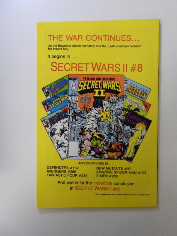 X-Men Annual #9 Direct Edition (1985) VF- condition