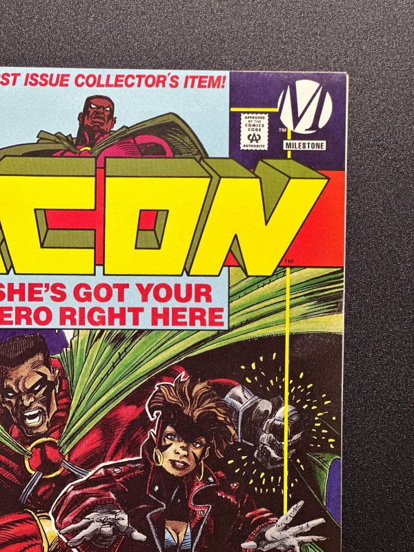 Icon #1 Newstand Edition (1993) 1st App of Icon - VF+