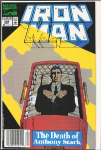 Iron Man #284 Newsstand Edition (1992) Iron Man
