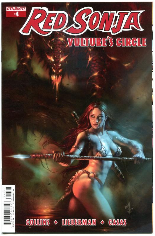 RED SONJA Vulture's Circle #4 C, VF, She-Devil, Parrillo, 2015, more RS in store