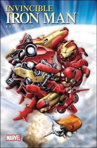 Invincible Iron Man (2008) 25-E Tetsuya Aoki 1:15 Iron Man Cover VF/NM