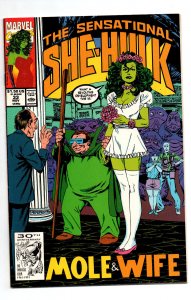 Sensational She-Hulk #33 - wedding cover - 1991 - NM