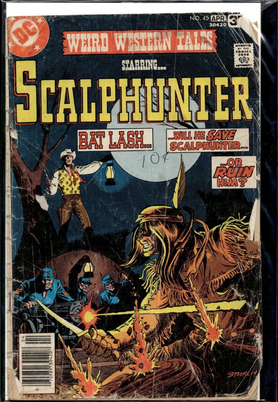 Weird Western Tales #45 (1978) Scalphunter
