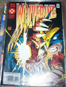 WOLVERINE # 89 1995 sabertooth  mask of ogun  X-MEN  SABERTOOTH  GHOST RIDER 