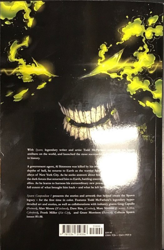 Spawn Compendium Vol Trade Paperback 1 Image Comics Todd McFarlane