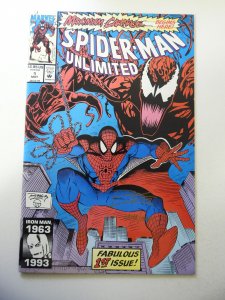 Spider-Man Unlimited #1 Signed by Ron Lim W/ COA VF+ Condition