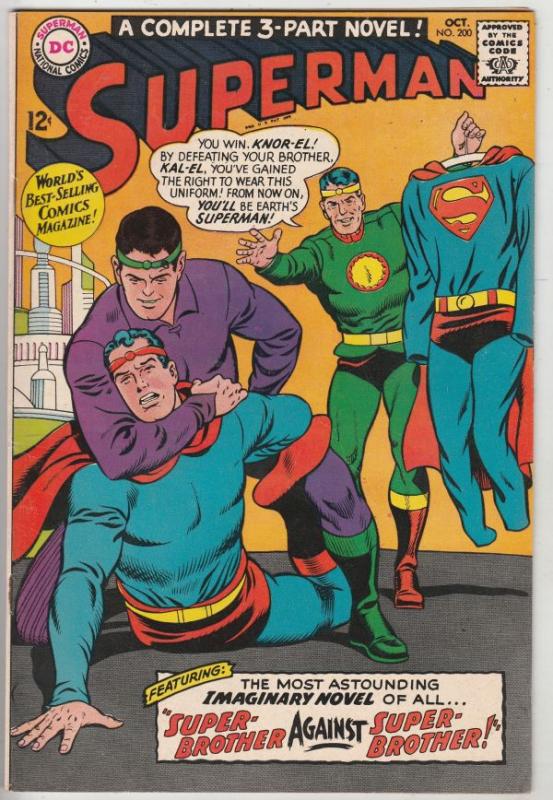 Superman #200 (Oct-67) NM- High-Grade Superman, Jimmy Olsen,Lois Lane, Lana L...