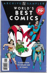 World's Best Comics: Golden Age Sampler #nn FN Superman, Batman, Plastic Man